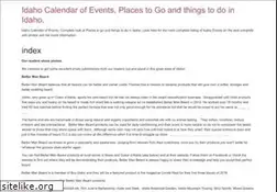 Sites similar to idahocalendar.com