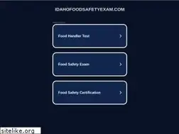 Sites similar to idahofoodsafetyexam.com