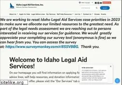 Sites similar to idaholegalaid.org
