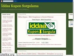 Sites similar to iddaakuponsorgulama.blogspot.com