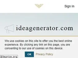 Sites similar to ideagenerator.com