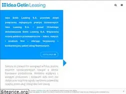 Sites similar to ideagetinleasing.pl