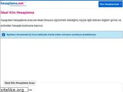 Sites similar to ideal-kilo.hesaplama.net