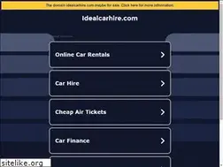Sites similar to idealcarhire.com