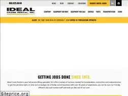 Sites similar to idealcranerental.com