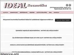 Sites similar to idealkozmetika.hu