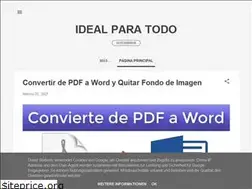 Sites similar to idealparatodo.blogspot.com