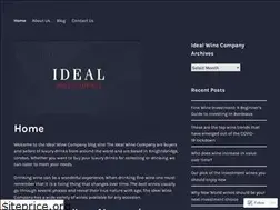 Sites similar to idealwinecompany.wordpress.com