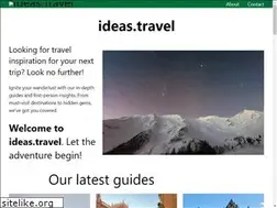Sites similar to ideas.travel