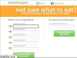 Sites similar to ideas4recipes.com