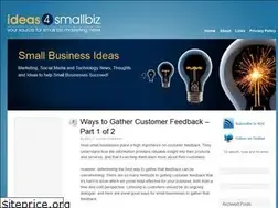 Sites similar to ideas4smallbiz.com