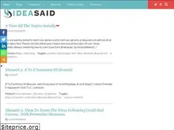 Sites similar to ideasaid.com