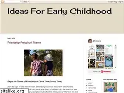 Sites similar to ideasforearlychildhood.blogspot.com