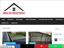 Sites similar to ideasforhomedecor.com