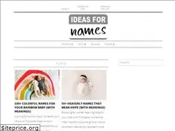 Sites similar to ideasfornames.com