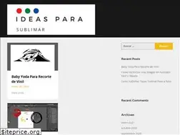 Sites similar to ideasparasublimar.com