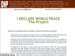 Sites similar to ideclareworldpeace.com