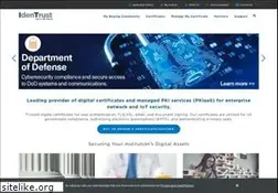 Sites similar to identrust.com