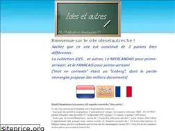 Sites similar to idesetautres.be