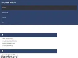 Sites similar to idezetekneked.hu