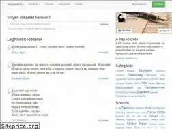 Sites similar to idezzetek.hu