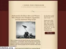 Sites similar to idiedforfreedom.com