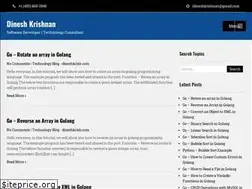 Sites similar to idineshkrishnan.com