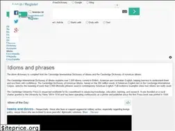 Sites similar to idioms.thefreedictionary.com
