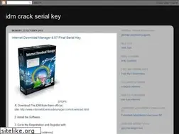 Sites similar to idmcrackserialkey.blogspot.com