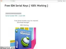 Sites similar to idmkeyserialcracknumber.blogspot.com