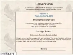 Sites similar to idomainz.com