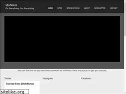 Sites similar to idonotes.com