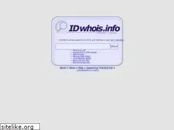 Sites similar to idwhois.info