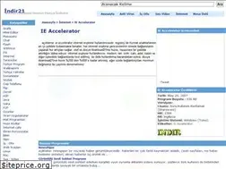 Sites similar to ie-accelerator-indir.indir21.com