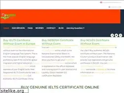 Sites similar to ieltscertificatesale.com