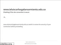Sites similar to ieluiscarlosgalansarmiento.edu.co