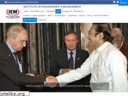 Sites similar to iem.edu.in
