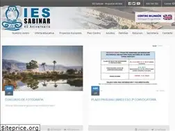 Sites similar to ies-sabinar.com