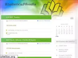 Sites similar to iesalbericiafilosofia.wordpress.com