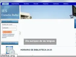 Sites similar to iescorneliobalbo.com