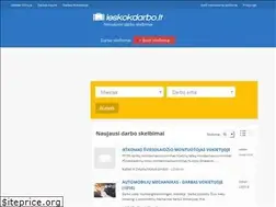 Sites similar to ieskokdarbo.lt