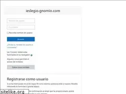 Sites similar to ieslegio.gnomio.com