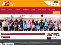 Sites similar to iesmiguelservet.es