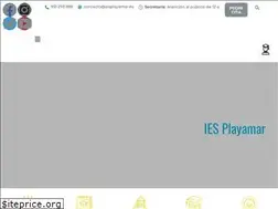 Sites similar to iesplayamar.es