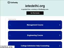 Sites similar to ietedelhi.org