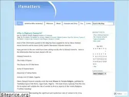 Sites similar to ifamatters.wordpress.com