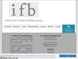Sites similar to ifb-foerdermittel.de