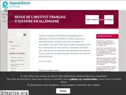 Sites similar to ifha.revues.org