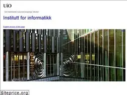Sites similar to ifi.uio.no