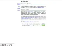 Sites similar to ifilter.org